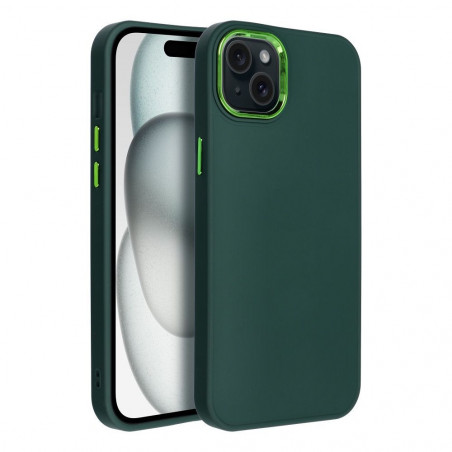Apple iPhone 15 Plus Hülle FRAME Elegant  Grün