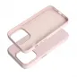 Apple iPhone 15 Pro Hülle Leather Mag Cover Elegant  MagSAFE  Sandrosa