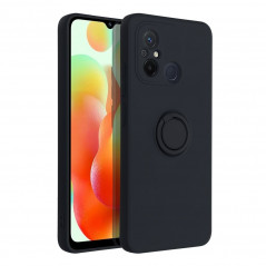 XIAOMI Redmi 12C Hülle Silicone ring Schwarz