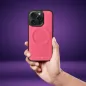 Apple iPhone 15 Pro Max Hülle Roar Mag Morning Elegant  MagSAFE  Heißes Rosa