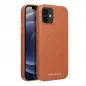 Apple iPhone 12 Hülle Roar Leather Mag Elegant  MagSAFE  Braun