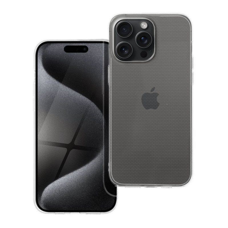Apple iPhone 15 Pro Max Hülle CLEAR 2mm BOX Durchsichtbar