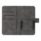 Apple iPhone 12 Universaletui, Book Handytaschen COMMON book Elegant, Weiches Futter innen  Schwarz