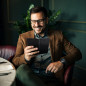 Apple iPhone 12 Universaletui, Book Handytaschen COMMON book Elegant, Weiches Futter innen  Schwarz