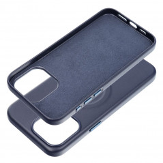 Apple iPhone 15 Pro Max Hülle Roar Leather Mag Elegant  MagSAFE  Marine