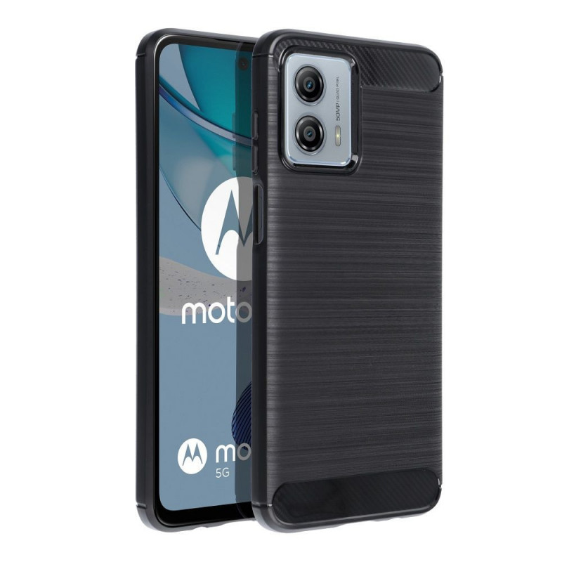 Motorola Moto G13 Hülle Carbon Elegant  Schwarz