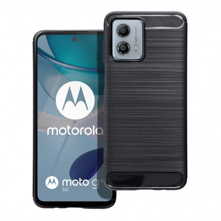 Motorola Moto G13 Hülle Carbon Elegant  Schwarz