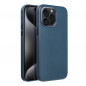 Apple iPhone 15 Pro Max Hülle Leather Mag Cover Elegant  MagSAFE  Indigoblau