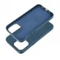 Apple iPhone 15 Pro Max Hülle Leather Mag Cover Elegant  MagSAFE  Indigoblau