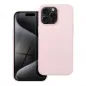 Apple iPhone 15 Pro Max Hülle Leather Mag Cover Elegant  MagSAFE  Sandrosa