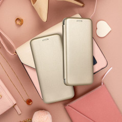 Apple iPhone 15 Pro Max Book Handytaschen Book Elegance Elegant  Gold