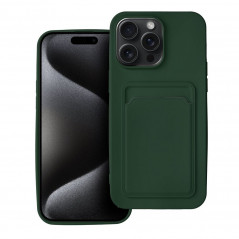 Apple iPhone 15 Pro Max Hülle Card Grün