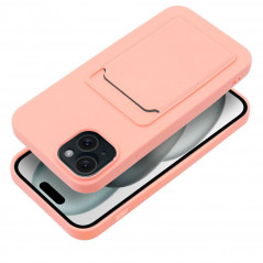 Apple iPhone 15 Plus Hülle Card Rosa