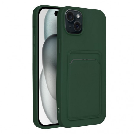 Apple iPhone 15 Plus Hülle Card Grün