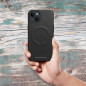 Apple iPhone 12 Pro Max Hülle Roar Leather Mag Elegant  MagSAFE  Schwarz