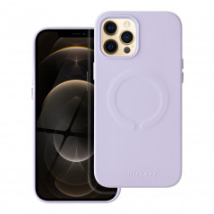 Apple iPhone 12 Pro Max Hülle Roar Leather Mag Elegant  MagSAFE  Lila (Purple)
