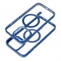 Apple iPhone 15 Pro Hülle Color Edge Mag MagSAFE  Navy blau