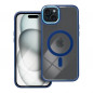 Apple iPhone 15 Plus Hülle Color Edge Mag MagSAFE  Navy blau