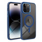 Apple iPhone 15 Plus Hülle Color Edge Mag MagSAFE  Navy blau