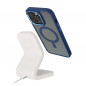 Apple iPhone 15 Plus Hülle Color Edge Mag MagSAFE  Navy blau