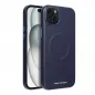 Apple iPhone 15 Plus Hülle Roar Leather Mag Elegant  MagSAFE  Marine