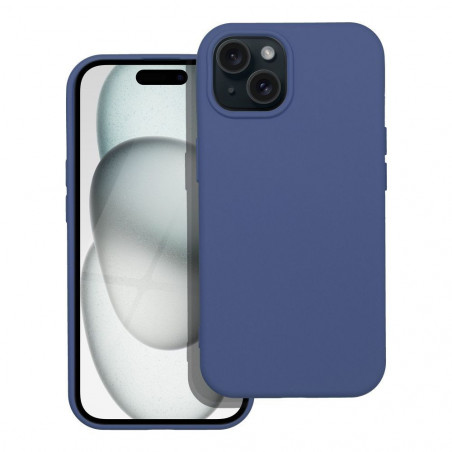 Apple iPhone 15 Hülle Silicone Elegant  Blau