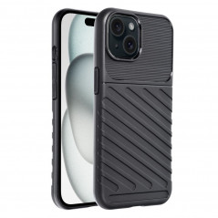 Apple iPhone 15 Hülle THUNDER Schwarz
