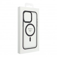 Apple iPhone 15 Plus Hülle Matte Mag Cove MagSAFE  Schwarz