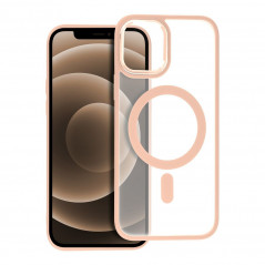 Apple iPhone 12 Hülle Matte Mag Cove MagSAFE  Rosa