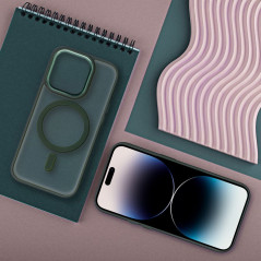 Apple iPhone XS Max Hülle Matte Mag Cove MagSAFE  Grün