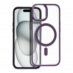 Apple iPhone 15 Hülle Matte Mag Cove MagSAFE  Lila (Purple)