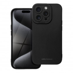 Apple iPhone 15 Pro Hülle Roar Luna Monochromatische, Stilvoll, Ein ästhetisches Accessoire  Schwarz