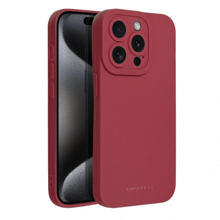 Apple iPhone 15 Pro Hülle Roar Luna Monochromatische, Stilvoll, Ein ästhetisches Accessoire  Rot