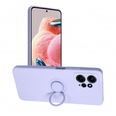 XIAOMI Redmi Note 12 4G Hülle Silicone ring Lila (Violet)