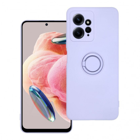 XIAOMI Redmi Note 12 4G Hülle Silicone ring Lila (Violet)