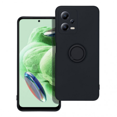 XIAOMI Redmi Note 12 5G Hülle Silicone ring Schwarz