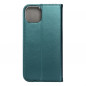 Apple iPhone 15 Plus Book Handytaschen Smart Magneto book Dunkelgrün