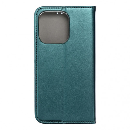 Apple iPhone 15 Pro Book Handytaschen Smart Magneto book Dunkelgrün