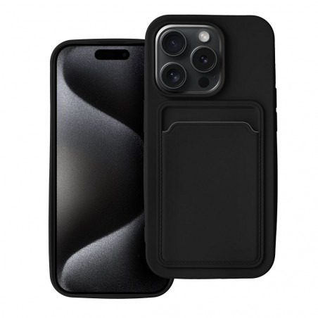 Apple iPhone 15 Pro Hülle Card Schwarz