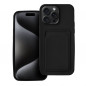 Apple iPhone 15 Pro Max Hülle Card Schwarz