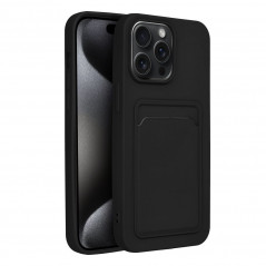 Apple iPhone 15 Pro Max Hülle Card Schwarz