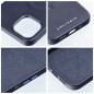 Apple iPhone 12 Hülle Roar Leather Mag Elegant  MagSAFE  Marine