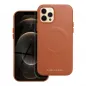 Apple iPhone 12 Pro Hülle Roar Leather Mag Elegant  MagSAFE  Braun