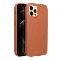 Apple iPhone 12 Pro Hülle Roar Leather Mag Elegant  MagSAFE  Braun