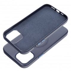 Apple iPhone 12 Pro Max Hülle Roar Leather Mag Elegant  MagSAFE  Marine