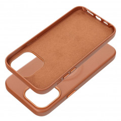 Apple iPhone 14 Pro Max Hülle Roar Leather Mag Elegant  MagSAFE  Braun