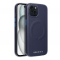 Apple iPhone 15 Hülle Roar Leather Mag Elegant  MagSAFE  Marine