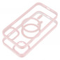 Apple iPhone 14 Plus Hülle Color Edge Mag MagSAFE  Rosa