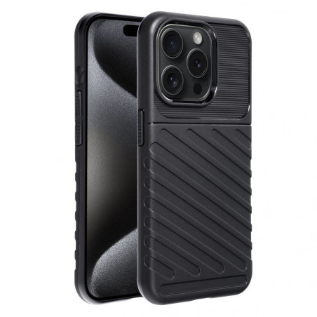 Apple iPhone 15 Pro Hülle THUNDER Schwarz