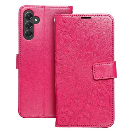 Samsung Galaxy A54 Book Handytaschen MEZZO Book Mandala  Magenta